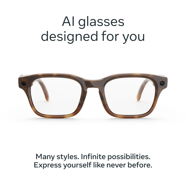 Meta Adventurer 2026 Ak�ll� G�zl�k (Standart)-Classic Tortoise/Clear