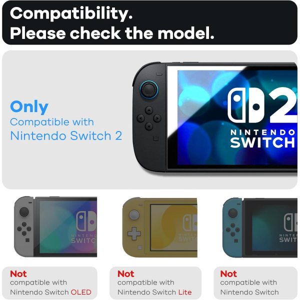 AACL Nintendo Switch 2 Ekran Koruyucu (2 Adet)