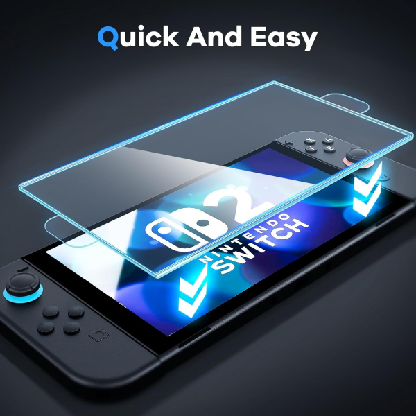 AACL Nintendo Switch 2 Ekran Koruyucu (2 Adet)