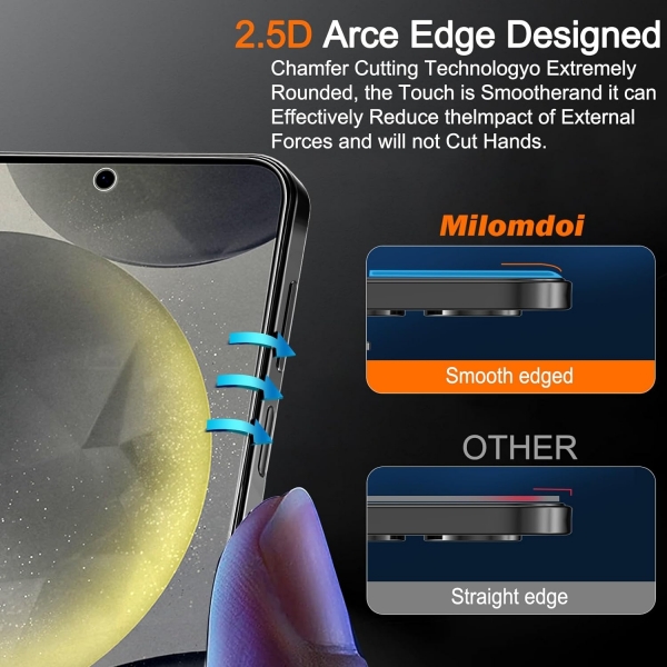 Milomdoi Galaxy S24 Temperli Cam Ekran Koruyucu(4 Adet)