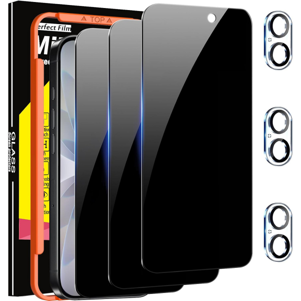 Milomdoi iPhone 17 Privacy Ekran Koruyucu (3 Adet)
