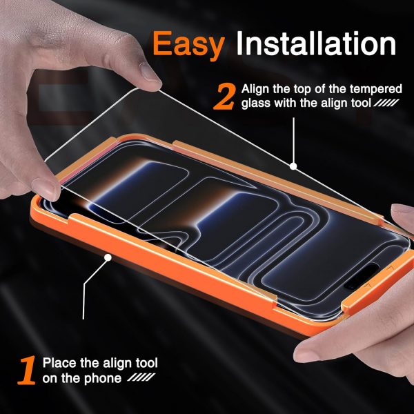 Milomdoi iPhone 17 Pro Max Ekran Koruyucu (3 Adet)