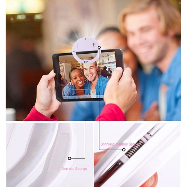 MindKoo 36 Highlight LED Flal Selfie Ring-White