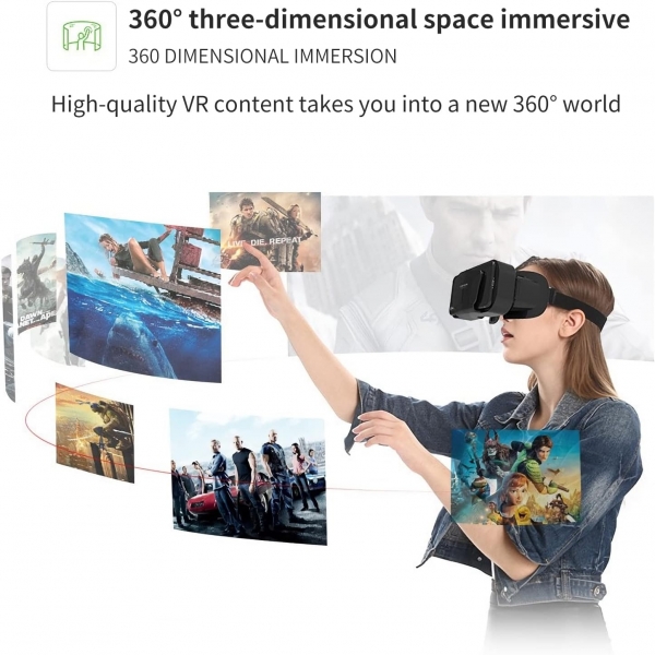 Misisi VR Sanal Gereklik 3D Gzlk 