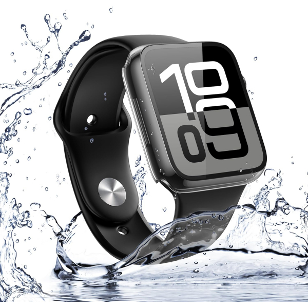Misxi Apple Watch 10 46mm Bumper Su Geirmez Klf -Crystal Transparent