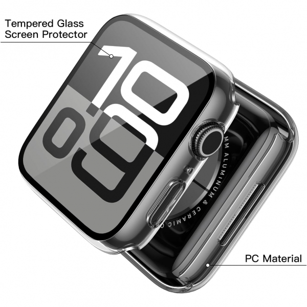 Misxi Apple Watch 10 46mm Bumper Klf -Black