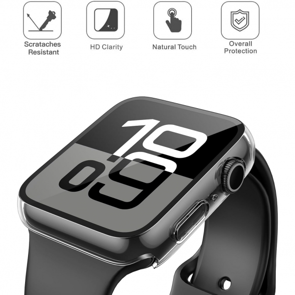 Misxi Apple Watch 10 46mm Bumper Klf -Black