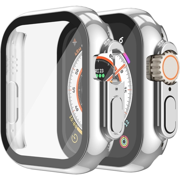 Misxi Apple Watch Ultra/2 Bumper Klf (2 Adet)(49mm)-Silver