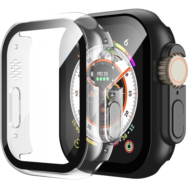 Misxi Apple Watch Ultra/2 Bumper Klf (2 Adet)(49mm)-Black