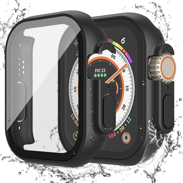 Misxi Apple Watch Ultra 49mm Bumper Su Geirmez Klf-Matte Black