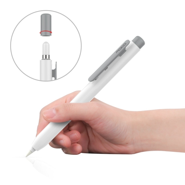 MoKo Apple Pencil Klf-White Gray