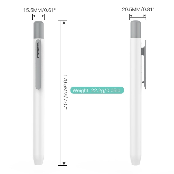 MoKo Apple Pencil Klf-White Gray