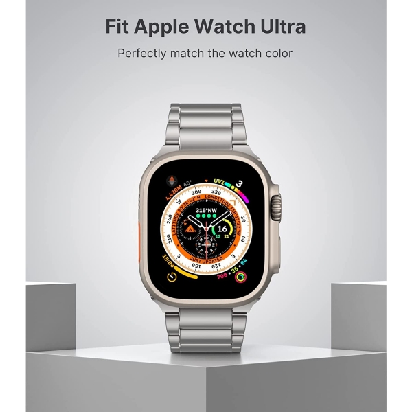 MoKo Apple Watch 9/8/7 Uyumlu Titanyum Kay (49/45/44/42mm)