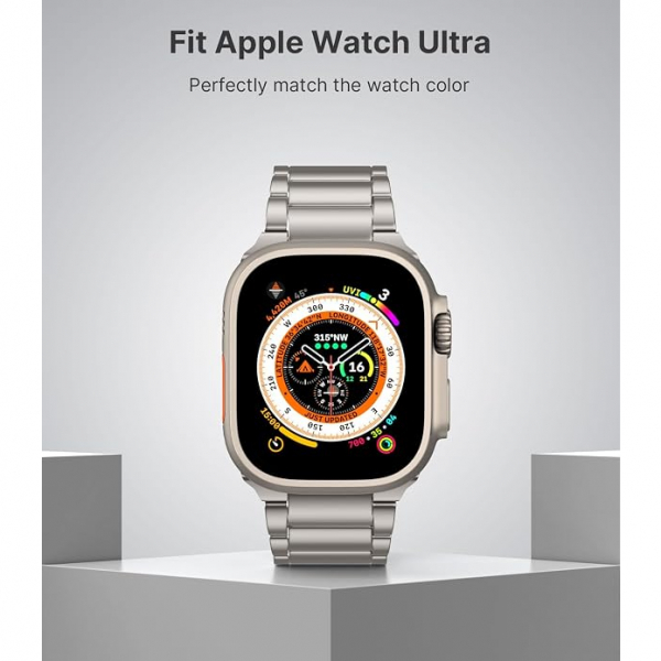 MoKo Apple Watch Ultra 3 Geli�tirilmi� Titanyum Kay�� -Titanium