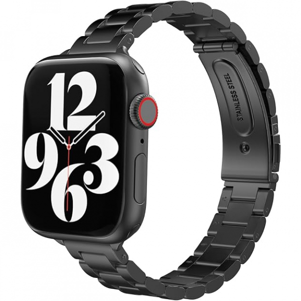 MoKo Apple Watch Ultra 3 �nce Paslanmaz �elik Kay��-Black