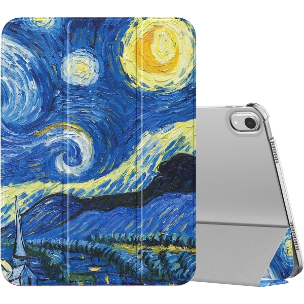 MoKo Apple iPad 10. Nesil nce Standl Klf (10.9 n)-Starry Night Blue