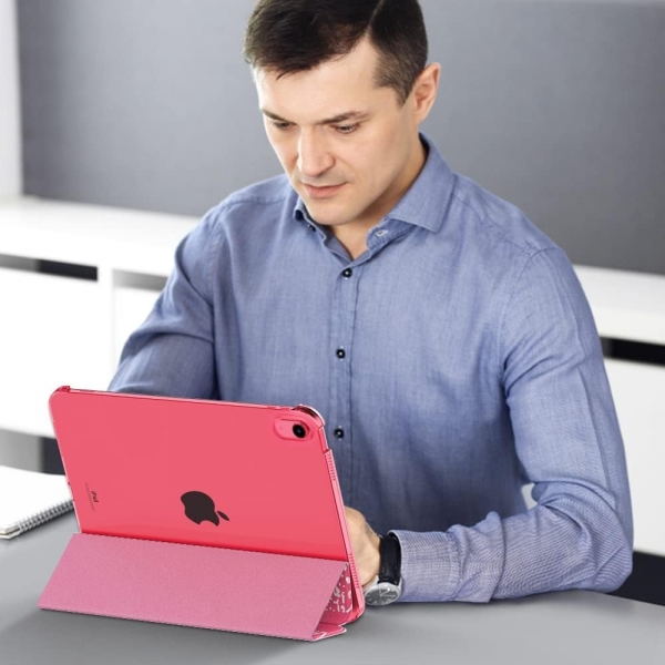 MoKo Apple iPad 10. Nesil nce Standl Klf (10.9 n)-Notebook Watermelon
