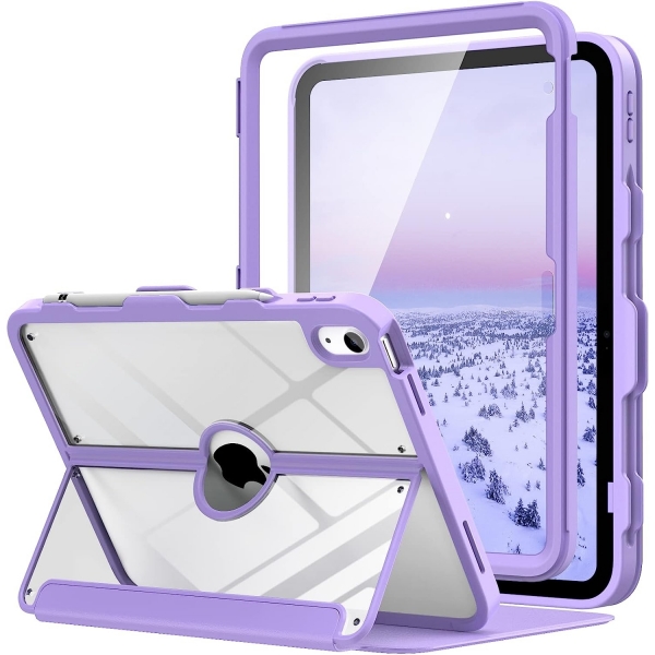 MoKo Apple iPad 10. Nesil Standl Klf (10.9 n)-Purple