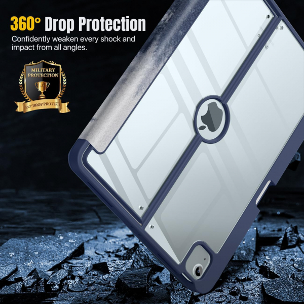MoKo Apple iPad Air M2 Standl Klf (13 n)-Gray Forest 