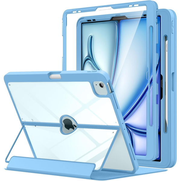 MoKo Apple iPad Air M2 Standl Klf (13 n)-Sunny Sky Blue 