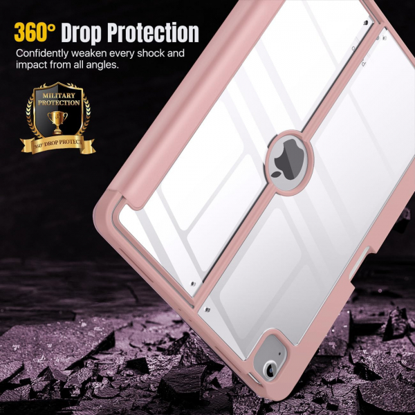 MoKo Apple iPad Air M2 Standl Klf (13 n)-Rose Gold 
