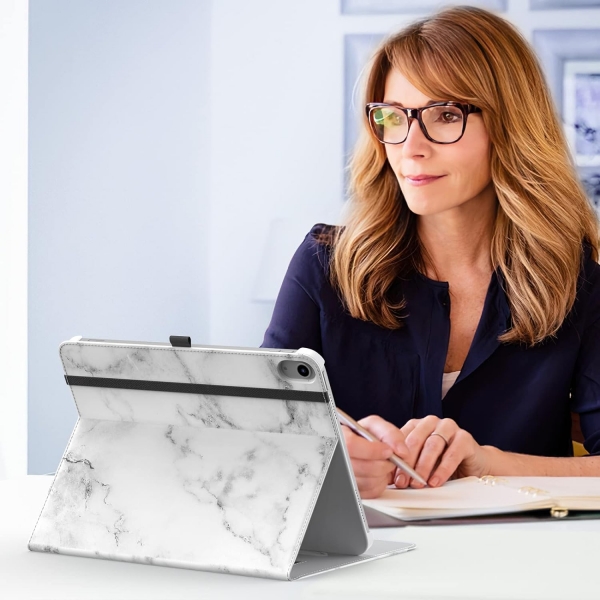 MoKo Apple iPad 10. Nesil Klf (10.9 n)-Marble White