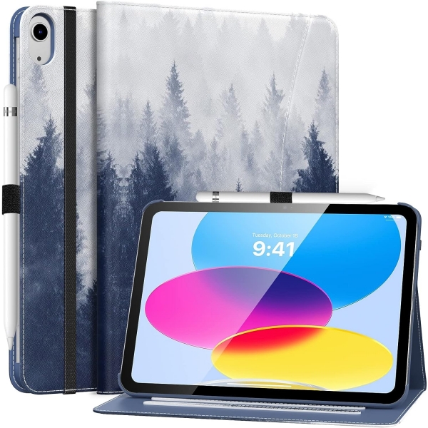 MoKo Apple iPad 10. Nesil Tam Korumal Klf (10.9 n)-Gray Forest