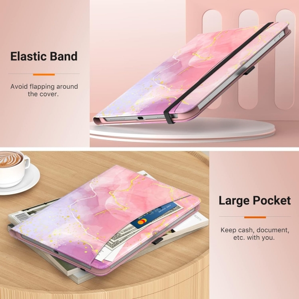 MoKo Apple iPad 10. Nesil Klf (10.9 n)-Flowing Purple/Pink