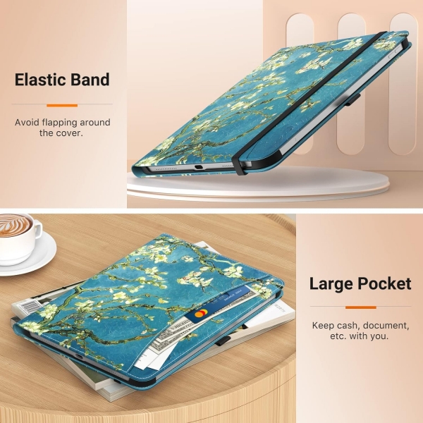 MoKo Apple iPad 10. Nesil Klf (10.9 n)-Almond Blossom