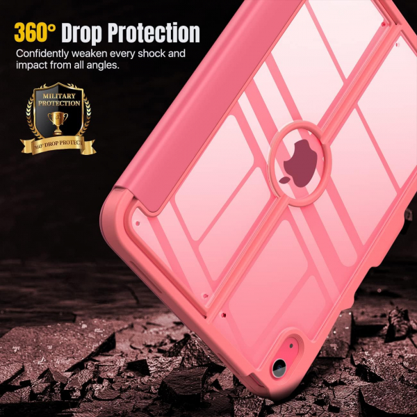 MoKo Apple iPad A16 Standl Klf (11 n)-Watermelon Red
