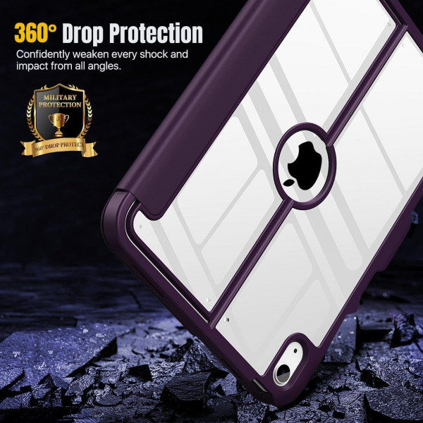 MoKo Apple iPad A16 Standl Klf (11 n)-Dark Purple