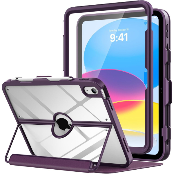 MoKo Apple iPad A16 Standl Klf (11 n)-Dark Purple
