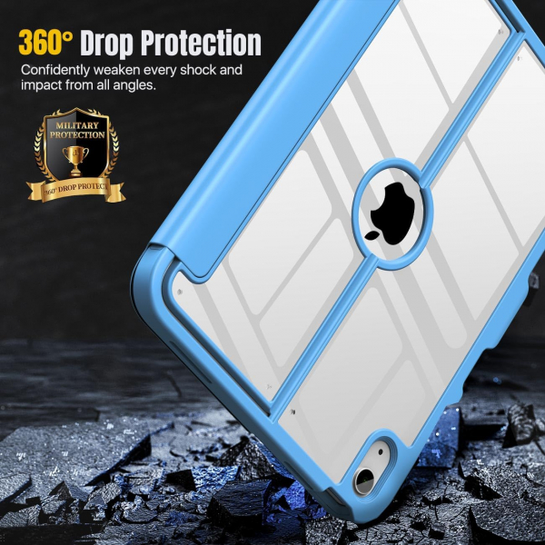 MoKo Apple iPad A16 Standl Klf (11 n)-Blue Wave