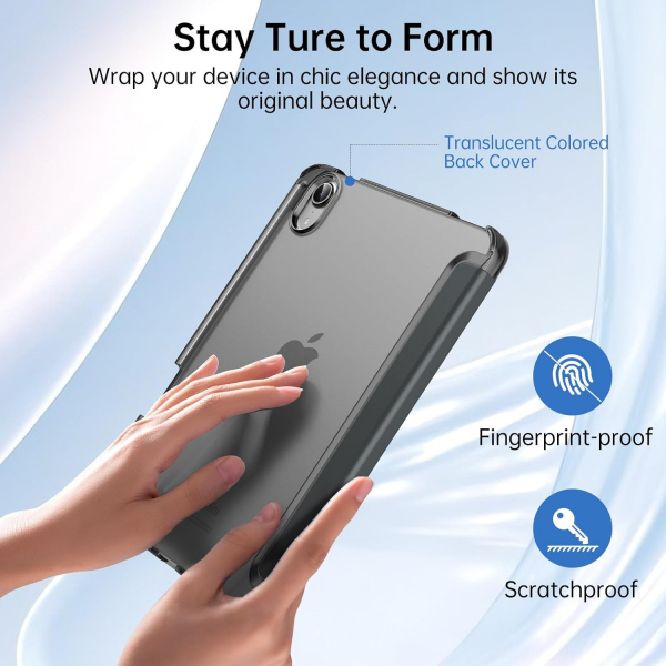 MoKo Apple iPad Mini 7 Standl Klf -Space Gray