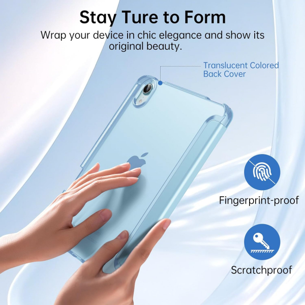 MoKo Apple iPad Mini 7 Standl Klf -Sky Blue