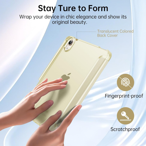 MoKo Apple iPad Mini 7 Standl Klf -Champagne Gold