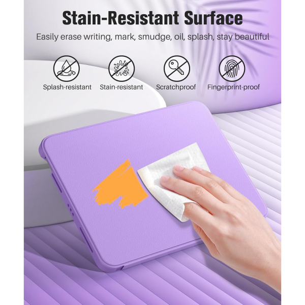  MoKo Apple iPad Air M2 Manyetik Klf (11 in)-Purple 