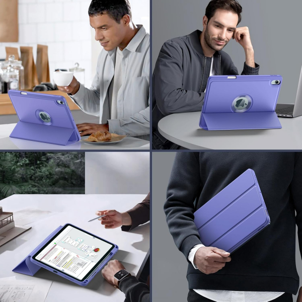 MoKo Apple iPad Air M2 Smart Cover Klf (11 in)-Lavender 