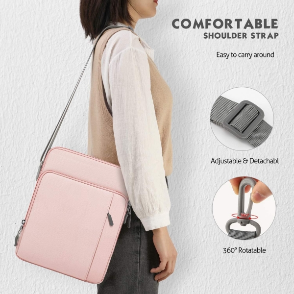 MoKo Carrying MacBook Pro Laptop antas(13-14 in) -Pink 