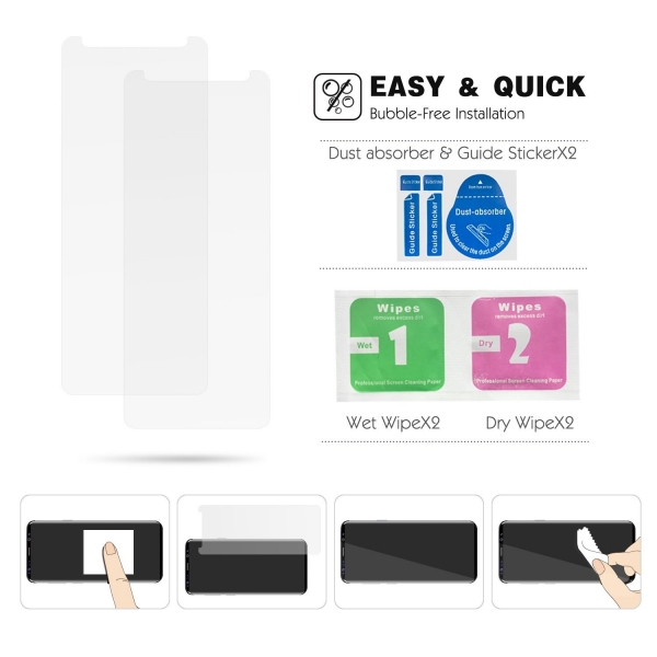 MoKo Galaxy S9 Plus Cam Ekran Koruyucu (2 Adet)