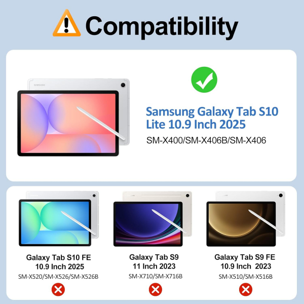 MoKo Galaxy Tab S10 Lite Standl Klf-Silver