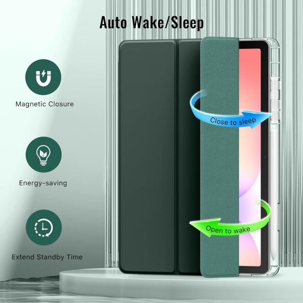 MoKo Galaxy Tab S10 Lite Standl Klf-Midnight Green