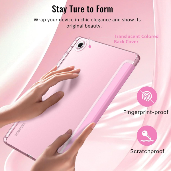 MoKo Galaxy Tab S10 Lite Standl Klf-Flowers Pink
