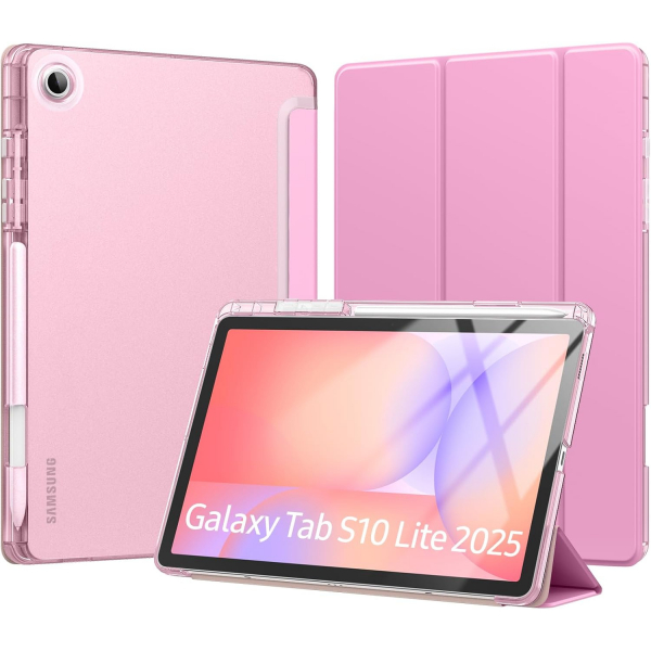 MoKo Galaxy Tab S10 Lite Standl Klf-Flowers Pink