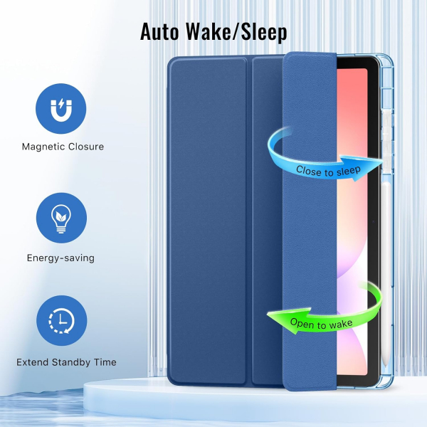 MoKo Galaxy Tab S10 Lite Standl Klf-Navy Blue