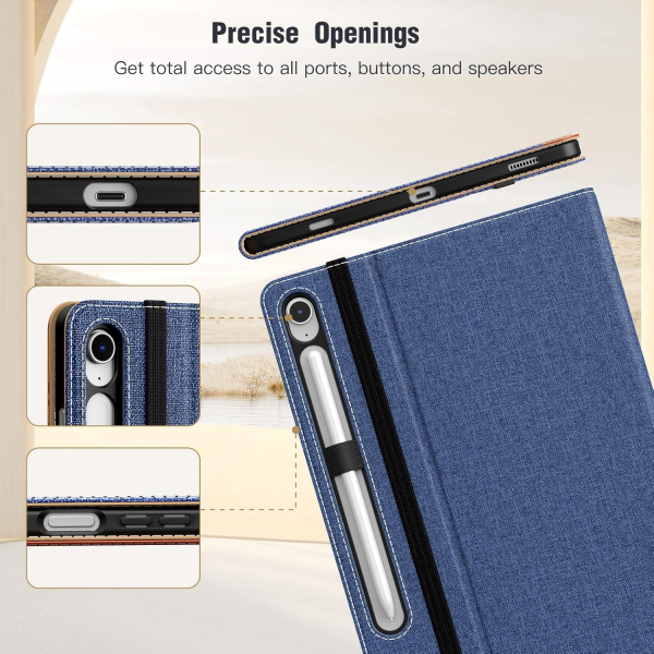 MoKo Galaxy Tab S10 Lite Standl Klf-Blue Brown