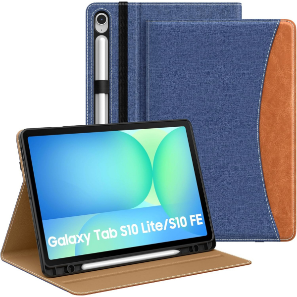 MoKo Galaxy Tab S10 Lite Standl Klf-Blue Brown