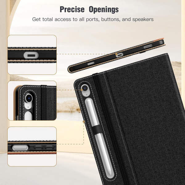 MoKo Galaxy Tab S10 Lite Standl Klf-Black Brown