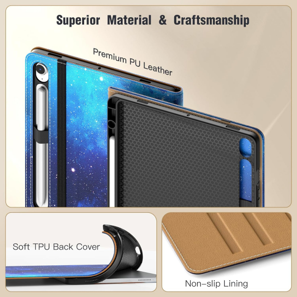 MoKo Galaxy Tab S10 Lite Standl Klf-Blue Starry Sky