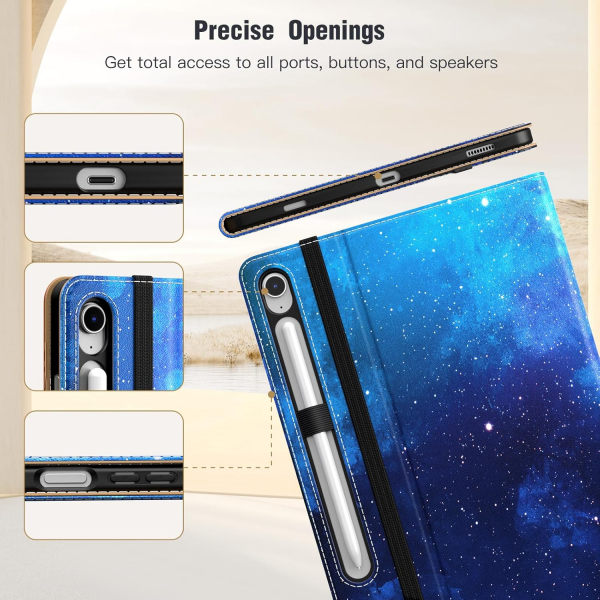 MoKo Galaxy Tab S10 Lite Standl Klf-Blue Starry Sky